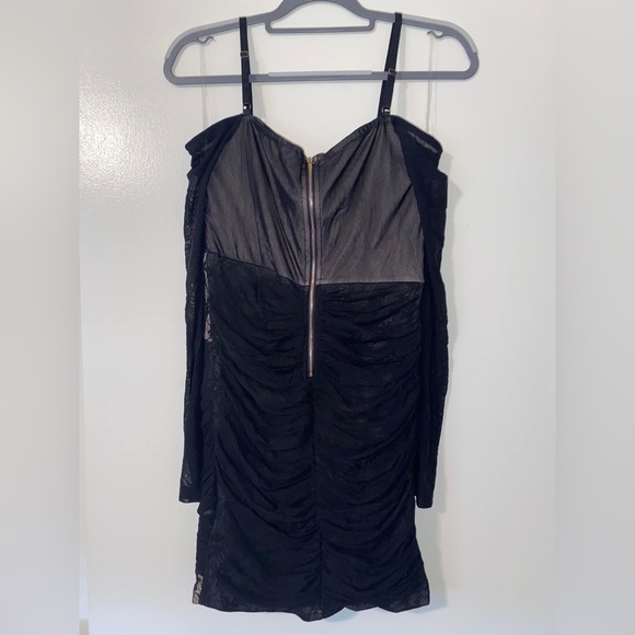 Fashion Nova Lace/ Nude Nightclub Dress Size XL - Picture 3 of 5